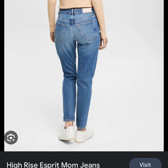 Esprit Mom fit jeans, size 29, ridged denim, these fit smaller. - Picture 8 of 8